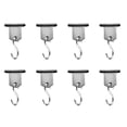 thumbnail image 1 of S Shaped Hooks For Camping Tent, Space-saving Tool With Heavy-duty Material For Party Light Hangers, Multi-purpose Accessory Hangers For Rv Awning And Garden Decorations (Gray, 15 Pairs), 1 of 5