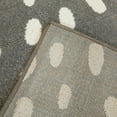 thumbnail image 4 of Balta Archer Modern Polka Dots Area Rug White 5'3" x 7' Abstract, Dots, Geometric 5' x 8' Silver, Off-White, 4 of 5