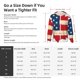 thumbnail image 5 of Fotbe American Flag Map Chaqueta con Protección Solar UPF 50+ para Hombre y Mujer, Camisa con Capucha y Bolsillos-Small, 5 of 7