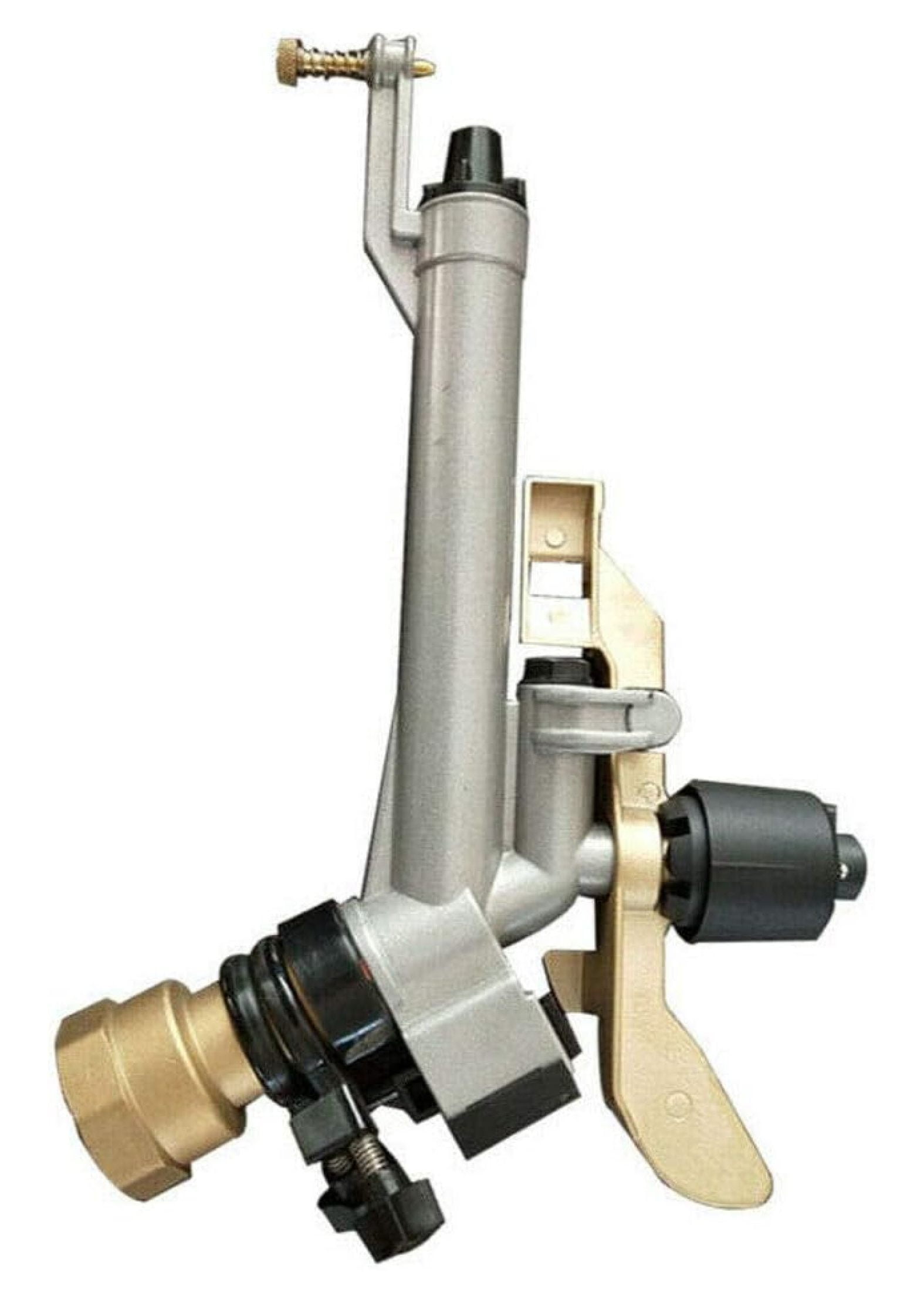 1.5" Impact Sprinkler Water Irrigation Tool, 360° Adjustable Rain Spray Gun for Agriculture Lawn
