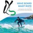 thumbnail image 3 of Correa de tabla de seguridad Correa de surf en espiral ajustable para tablas de paddle stand JShteea El nuevo, 3 of 9