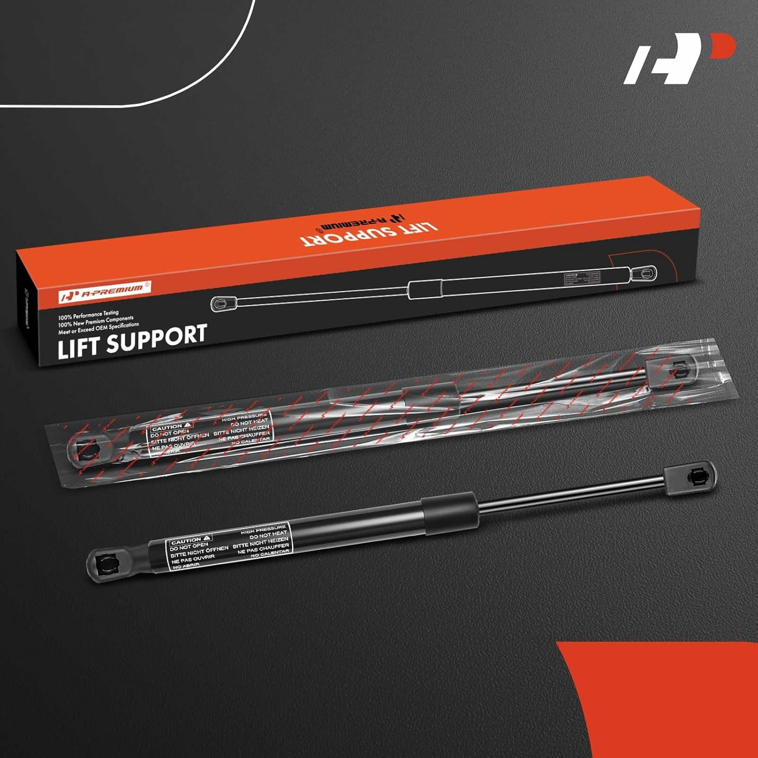 A-Premium Front Hood Lift Supports Shock Struts Compatible with Toyota 4Runner 2010-2017 2-PC Set