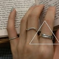 thumbnail image 1 of S925 Sterling Silver Retro Niche Design Ring For Women Does Not Fade, 1 of 3