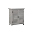thumbnail image 6 of E-Western Potting Bench with Storage Cabinet and Metal Table Top for Outdoor Garden Yard Patio 31.5x17x36 Grey, 6 of 24