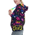 thumbnail image 2 of Sigee Colorful Mexican for Women's Pullover Hoodie Sweatshirts Adult Casual Long Sleeve Sweatshirts ,Sizes S-2XL-XX-Large, 2 of 7