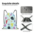 thumbnail image 4 of Zufioo Sac de Sport à Imprimé Pikmin Sac à Cordon de Gym Lavable en Machine Sac à Dos à Cordon Robuste pour Hommes Femmes-Petit, 4 of 6