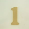 thumbnail image 4 of Package of 1, 8 Inch X 1/2" Thickness MDF Letter l in The Goudy Heavy Font, Thick, Lower Case for Art & Craft Project, Made in USA, 4 of 4