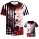 thumbnail image 3 of Camiseta con estampado de calabaza de Halloween y terror para hombre, estilo hip hop, fiesta navideña, ropa creativa, alternativa, informal, de manga corta, 3 of 5
