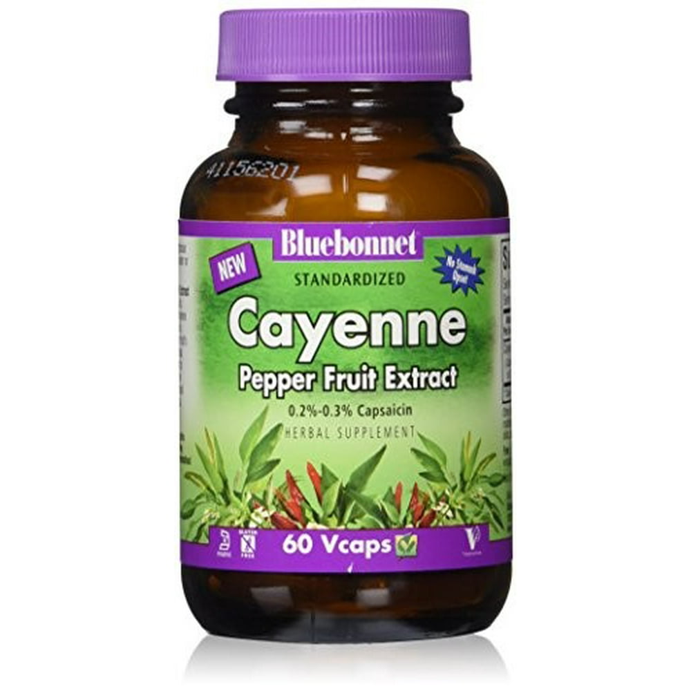 Standardized Cayenne Pepper Fruit Extract, 60 Ct Walmart