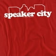thumbnail image 2 of Old School T-Shirt Speaker City Logo Unisex Graphic Tee For Men & Women, 2 of 7
