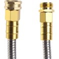 thumbnail image 7 of 10 Feet Heavy-Duty Stainless Steel Garden Hose with No Kink Design, 7 of 7