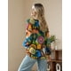 thumbnail image 3 of Jersey navideño YESNO para mujer con estampado gráfico de gran tamaño, 3 of 5