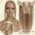 thumbnail image 6 of Benehair 100% Remy Human Hair Topper Clip In Top Lace Base Hairpiece For Thin Hair Toupee 8cm*10cm Small Topper Hairpiece Wiglet For Women US 14 INCH, 6 of 12