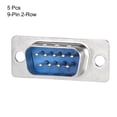 thumbnail image 2 of Conector D-sub macho de 9 pines, tipo soldadura, azul, 1 pieza, 5, 2 of 3