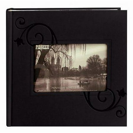 - Pioneer Photo Album Leatherette Cover - Black - 4 in x 6 in - 200 Pockets