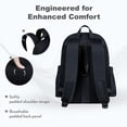 thumbnail image 4 of Pickleball Backpack, Quilted Paddle Bag with Shoe Compartment & Waterproof Pocket - Holds 2-4 Paddles for Players, 4 of 7
