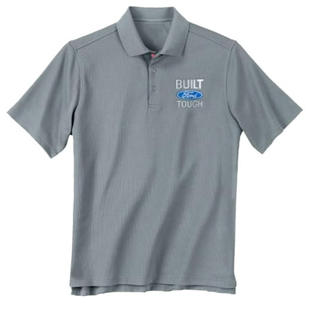 Joe Blow Ford Built Ford Tough Embroidered Men's Polo Shirt
