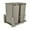 Brown, variant on Rev-A-Shelf Double 50 Qt Pullout Soft-Close Steel Kitchen Trash Cans
