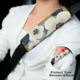 thumbnail image 4 of WYYP Flower Pattern Car Seat Belt Pad Cover Universal Seat Belt Cushions for Car Ideal for Car Interior Accessories 2Pcs, 4 of 6