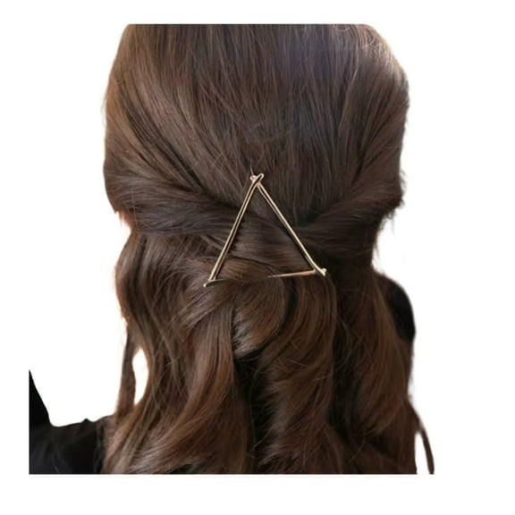 Goldtone Triangle Hair Pin