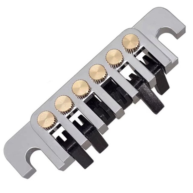 Pont de Guitare en Alliage de Zinc TP-6 pour Guitares Électriques, Action Fluide, Stabilité de Réglage