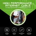 thumbnail image 2 of Cable Ethernet GearIt Cat6 de 1 pie, 20 unidades, azul, sin enganches, 2 of 8