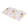 thumbnail image 2 of Protège-matelas Imperméable et Respirant pour Incontinence, Antidérapant, Absorbant à 4 Couches Réutilisable, Fibre Naturelle Verte, Violet/beige/argent, 90 x 70 cm, 2 of 6