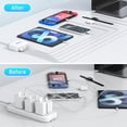 thumbnail image 4 of GaN - Cargador rápido USB C de 100 W con bloque compacto de 6 puertos GaN estación de carga HUB Bric, 4 of 7