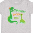 thumbnail image 4 of Inktastic My Memaw Loves Me Grandson Dinosaur Boys Toddler T-Shirt, 4 of 5