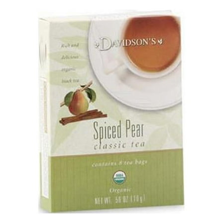 Davidson Organic Tea  Spiced Pear Tea- Box of 8