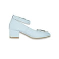 thumbnail image 3 of Rachel Girls' Isadora Jewel Strap Shoes - white, 2 youth, 3 of 3