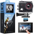 thumbnail image 1 of Akaso Ek7000 Pro 4K30Fps Cámara De Acción Con Tarjeta De Memoria Microsdxc U3 De 64 Gb Kit De Accesorios Paquete Ultra Hd 131Ft Cámara Impermeable Eis Wifi Control Remoto Cámara Subacuática Con Zoom 5, 1 of 5