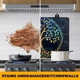 thumbnail image 5 of Stove Top Cover for Home Decoration Kitchen Pad Non-Stick Washable Cooktop Covers Countertop Protector Keep Stove Clean 28"x20" (Tree of Life), 5 of 7