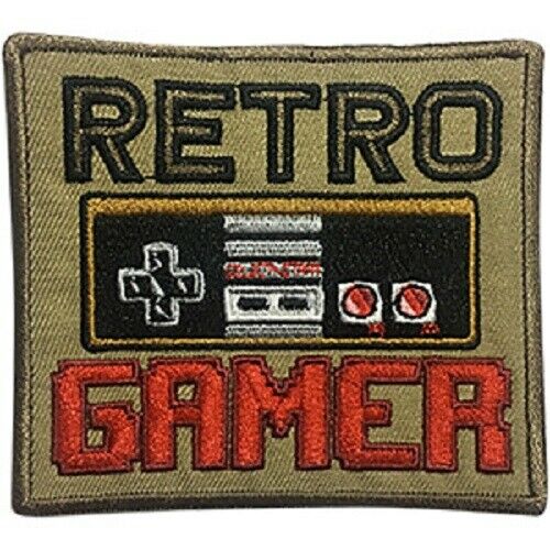 Retro Gamer Icon-On p-dsx-4712 Patch Video Games