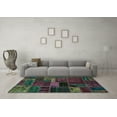 thumbnail image 3 of Ahgly Company Indoor Rectangle Oriental Light Blue Modern Area Rugs, 2' x 3', 3 of 4