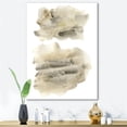 thumbnail image 2 of Designart ' Beige and Black Clouds ' Modern Canvas Wall Art Print, 2 of 4