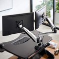 thumbnail image 2 of Brazo para monitor doble Vari VESA 27" ajustable 9 kg, 2 of 7