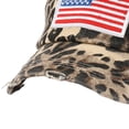 thumbnail image 3 of Lispipm Classic Low Profile Baseball Cap for Men Women Adjustable Cotton Hats with USA Flag Pattern Unisex Outdoor Sport Caps Beige, 3 of 6