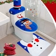 thumbnail image 4 of Caja decorativa navideña con tapa de inodoro, tema festivo para adorno de inodoro de Año Nuevo, 4 of 5