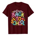 thumbnail image 3 of Ladies' Fashionable Back To School Printed Short Sleeve Round Neck T Shirt Womens Running Clothes Long Sleeve T Shirt Women Womens Tee Shirts Loose Fit Short Sleeved Shirts for Women Casual Pack of, 3 of 3