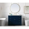 thumbnail image 6 of 48 inch Single Bathroom Vanity set in Blue, 6 of 8