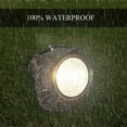 thumbnail image 5 of Solar Garden Rock Lights Outdoor, 2 Pack 10 LED Waterproof Solar Powered Rock Light，Yard Landscaping Spotlights, for Indoor and Outdoor Decoration, 5 of 5
