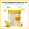 thumbnail image 2 of Honey Facial Skincare Sheet Hydrating Moisturizing Revitalizing Facial Skincare Sheet, Korean Skincare Facial Mask, Moisturizing Facial Mud Mask Clean Pores Oil Control Refreshing Face Skin, 2 of 8