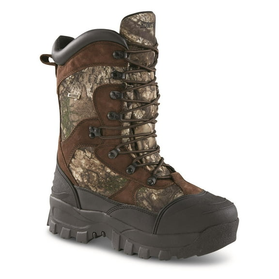 HuntRite Men's Waterproof Insulated Hunting Boots, 1,600 Gram Realtree APX 9D (Medium)