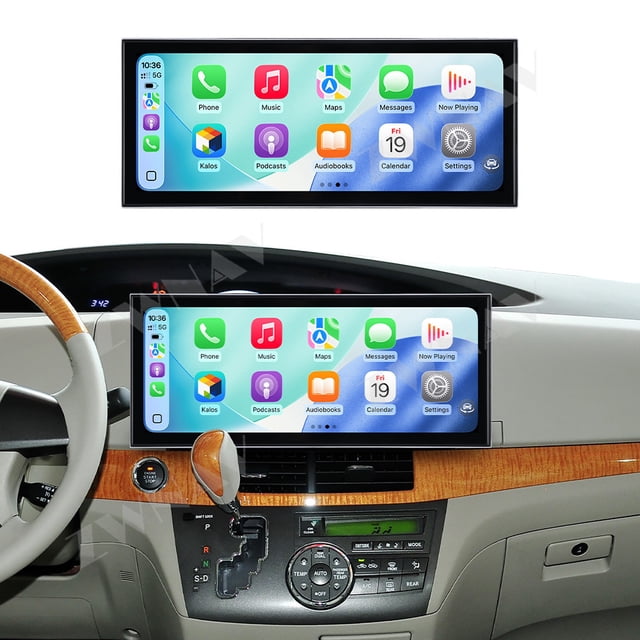 ZWNAV 15.8 inch Android 15 Car Radio For Toyota Previa/Estima 2006-2015 HD Multimedia Video Player Navigation GPS DVD 4G DSP Stereo Bluetooth