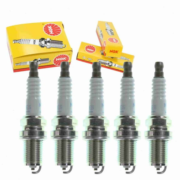 5 pc NGK Standard Spark Plugs compatible with Volvo XC70 2.5L L5 2003-2007