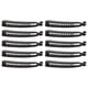 thumbnail image 4 of 10 pinzas para el pelo negras con forma de plátano, elegantes, seguras y flexibles, para accesorios para el cabello, 4 of 10