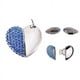 thumbnail image 2 of Unidad flash USB Heart Diamond (azul 32 GB), unidad de almacenamiento de datos flash USB 3.0 de alta velocidad avanzada Heart Diamond, 2 of 5