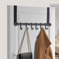 thumbnail image 4 of Over The Door Hooks, Over Door Towel Racks With 6 Adjustable Hooks For Hanging Heavy Coats/towel, 4 of 5