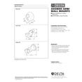 thumbnail image 2 of Delta: Adjustable Wall Mount for Hand Shower, 2 of 2